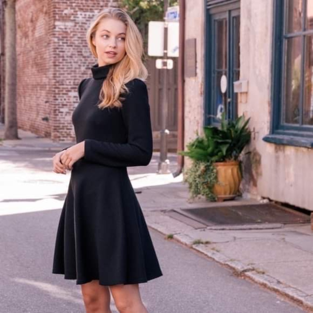 Gal Meets Glam Harlow Ribbed Dress